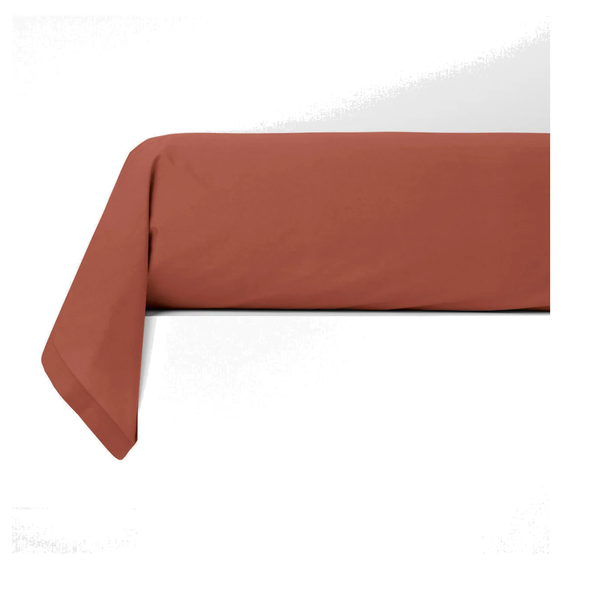 Best Quality Plain 100% Cotton Percale 200 Thread Count Bolster Pillowcase – image 1