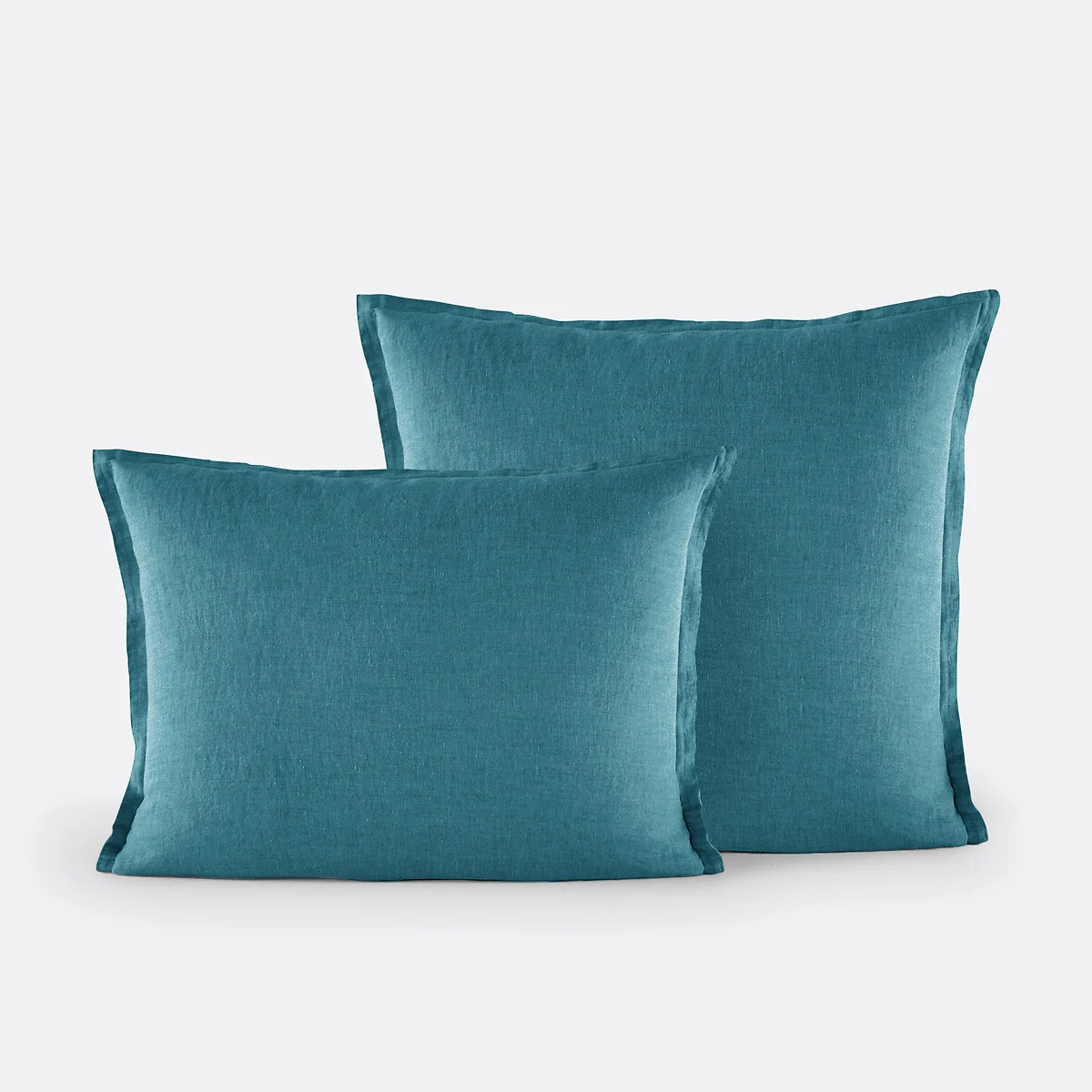 Linot Plain 100% Washed Linen Pillowcase – image 2