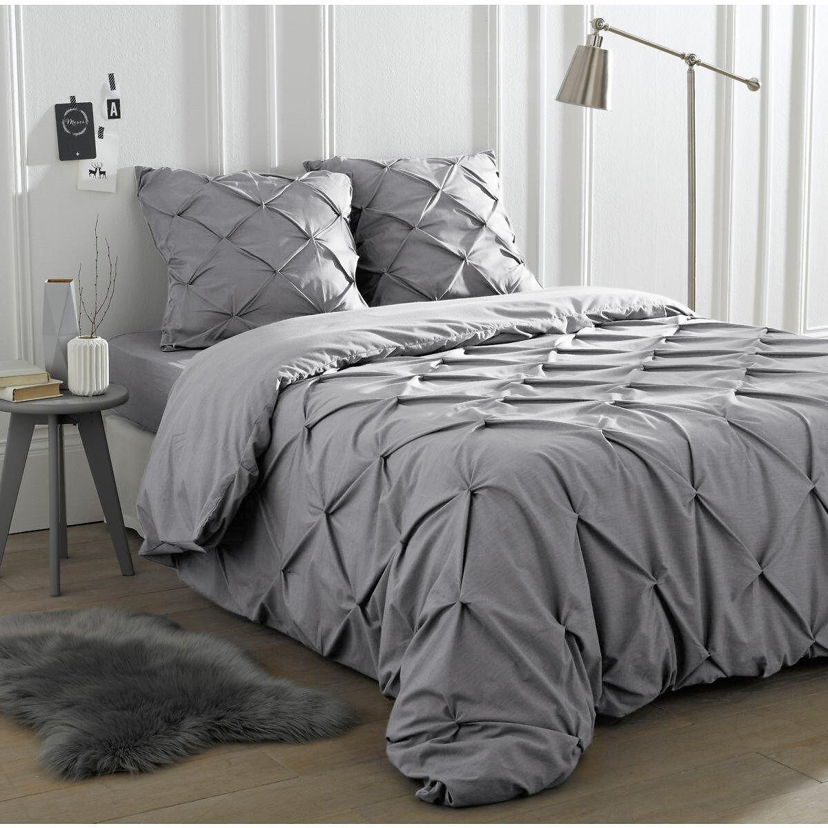 Blanche Ruched Polycotton Pillowcase – image 3