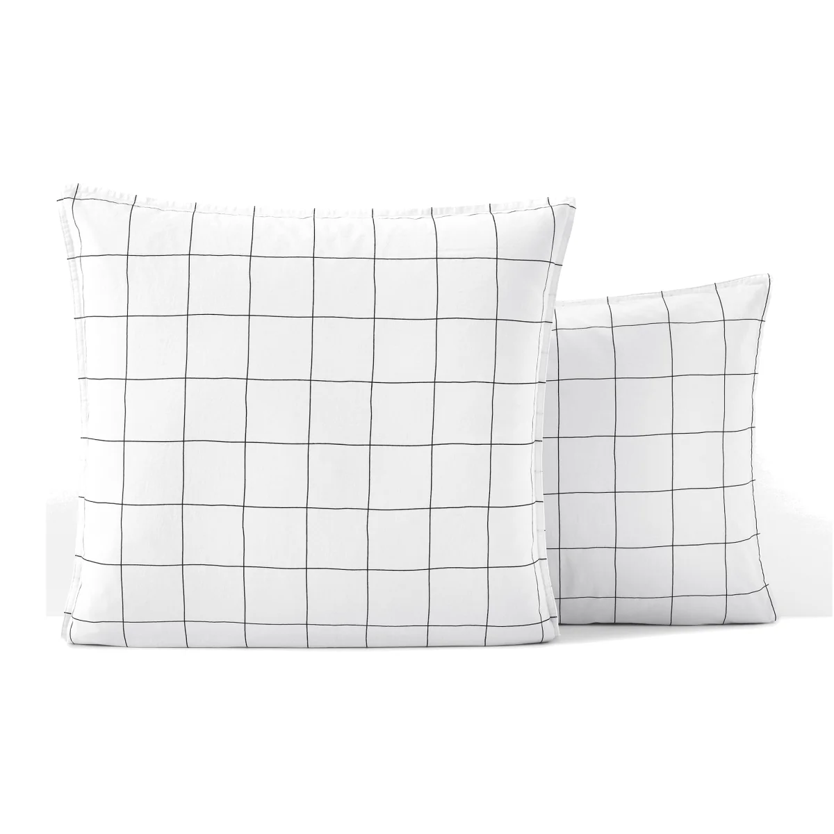 Monille Striped 100% Washed Cotton Pillowcase – image 1