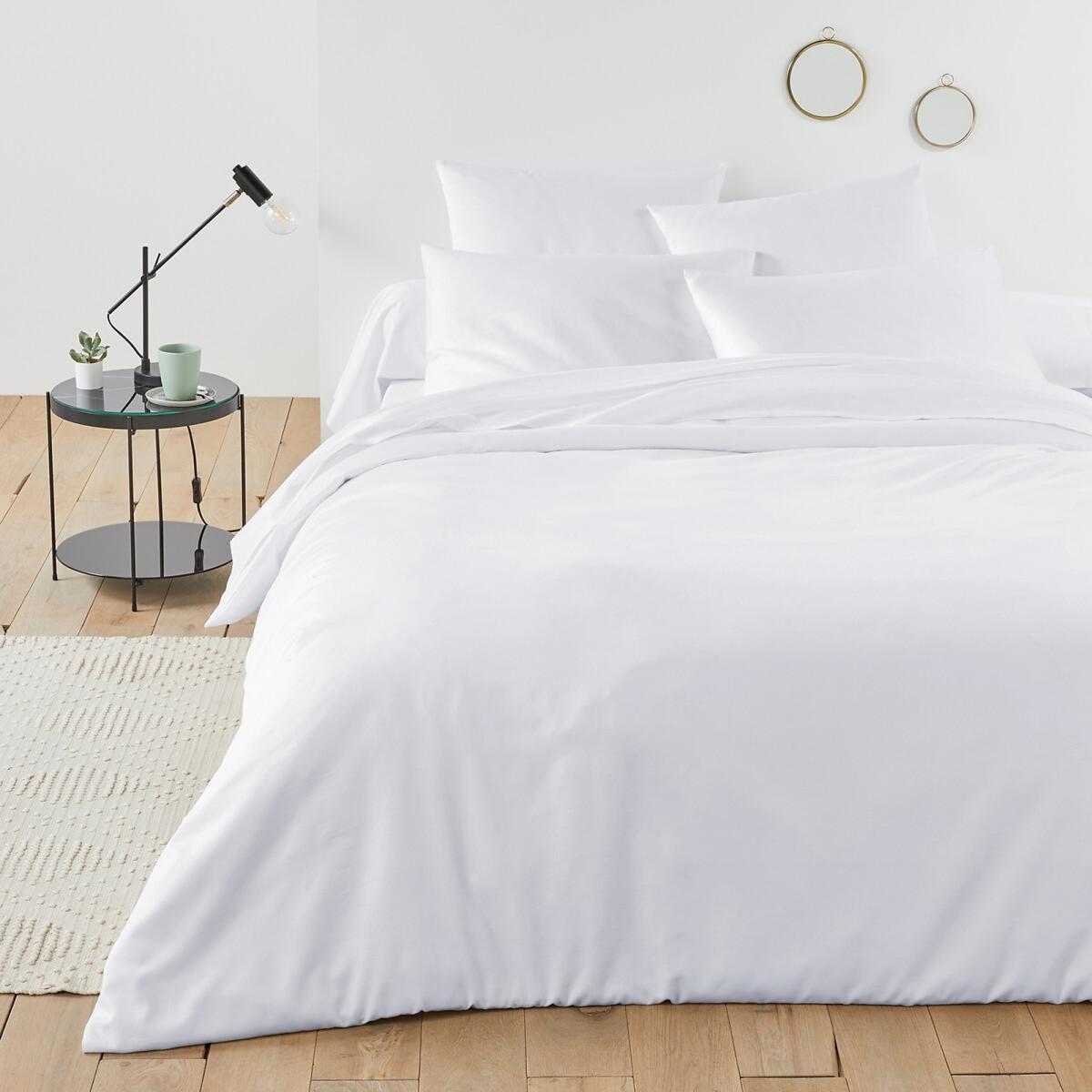 Cotton Satin Plain Bolster Pillowcase – image 2