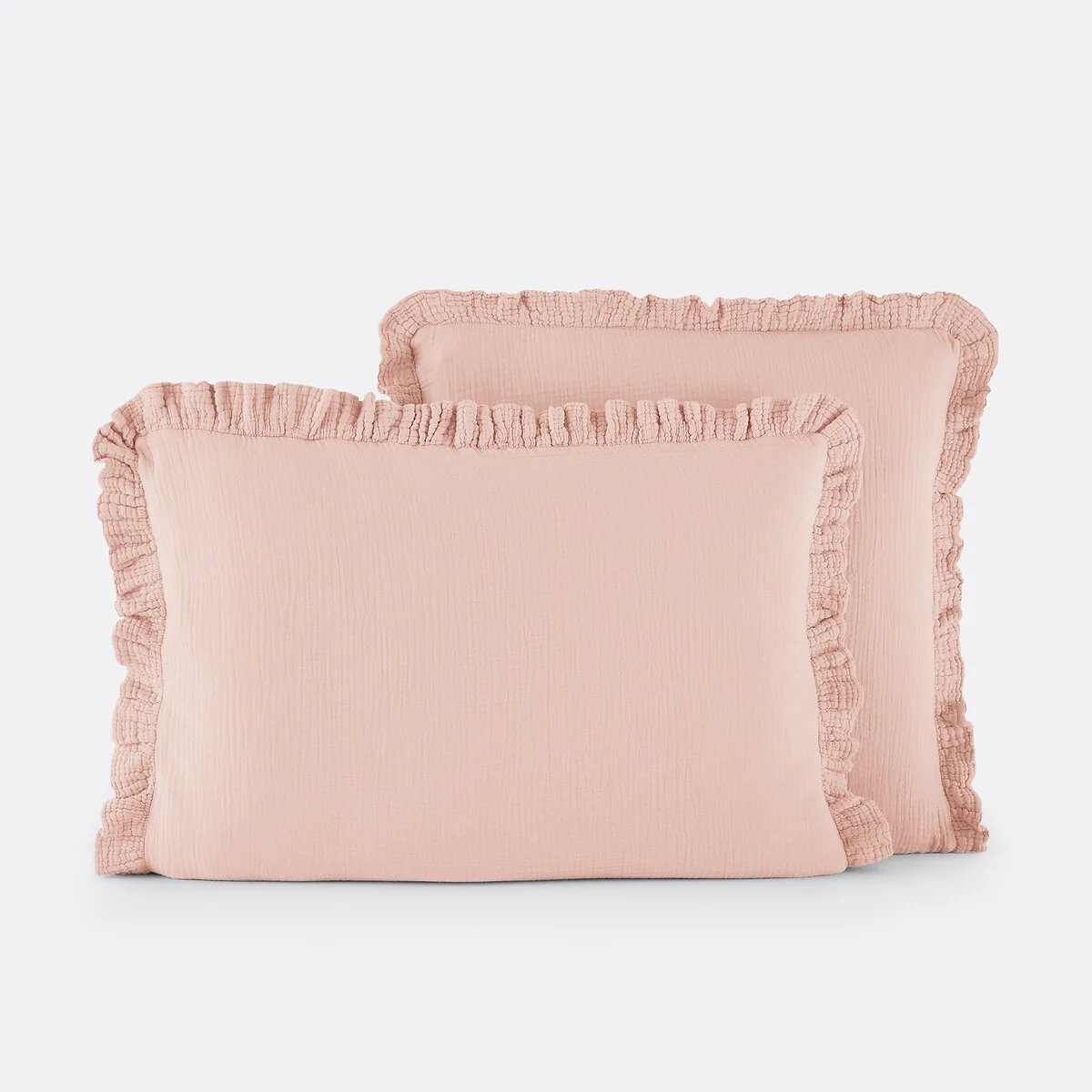 Kumla Plain 100% Cotton Muslin Pillowcase – image 2