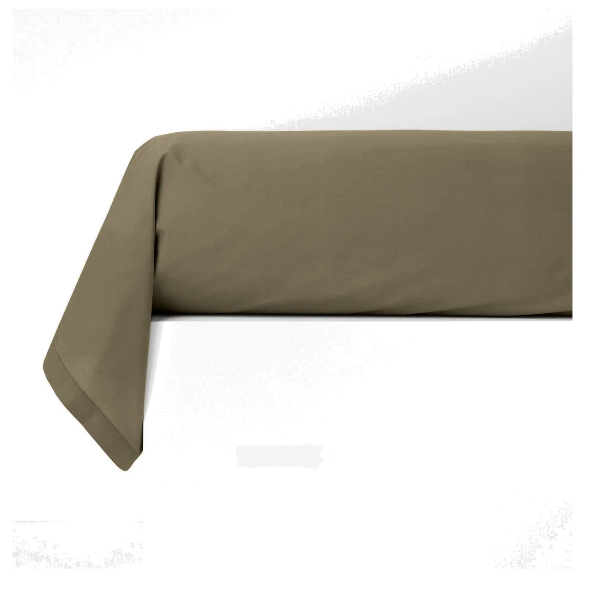 Best Quality Plain 100% Cotton Percale 200 Thread Count Bolster Pillowcase – image 1