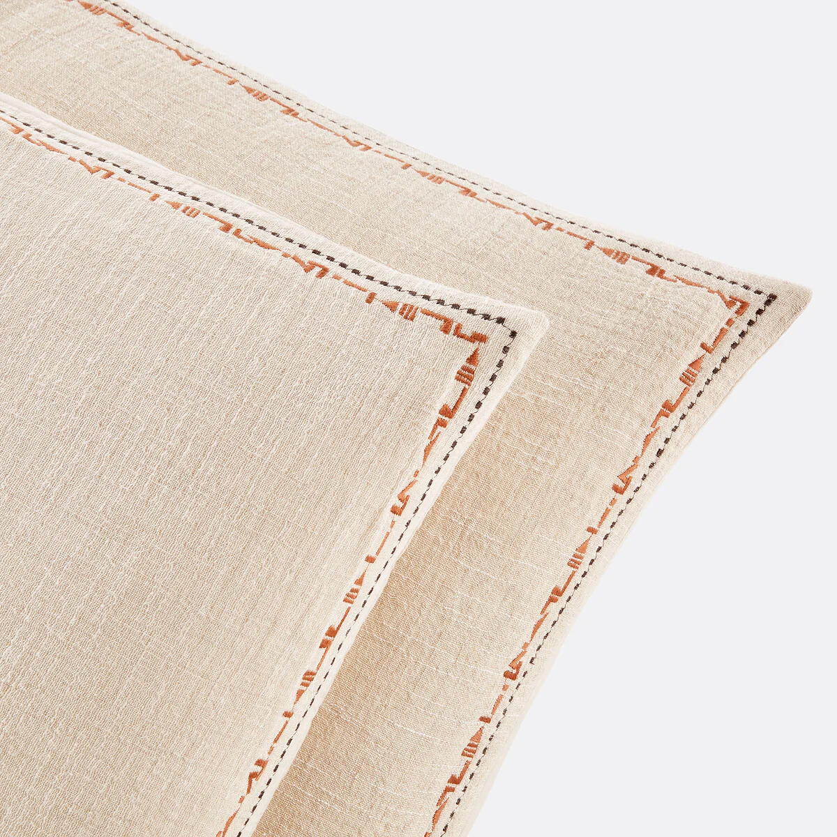 Thesari Linen and Cotton Muslin Two-Sided Pillowcase – image 4