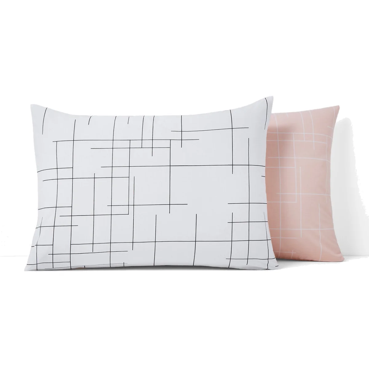 Charline Graphic Reversible 100% Cotton Pillowcase – image 1