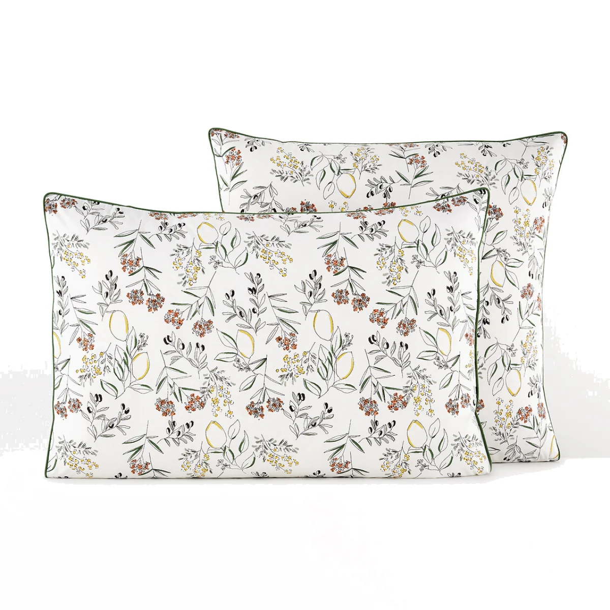 Rosalina Mediterranean 100% Cotton Percale 200 Thread Count Pillowcase – image 1