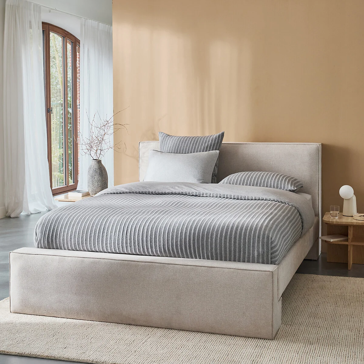Archi Striped 100% Cotton Jersey Pillowcase – image 5