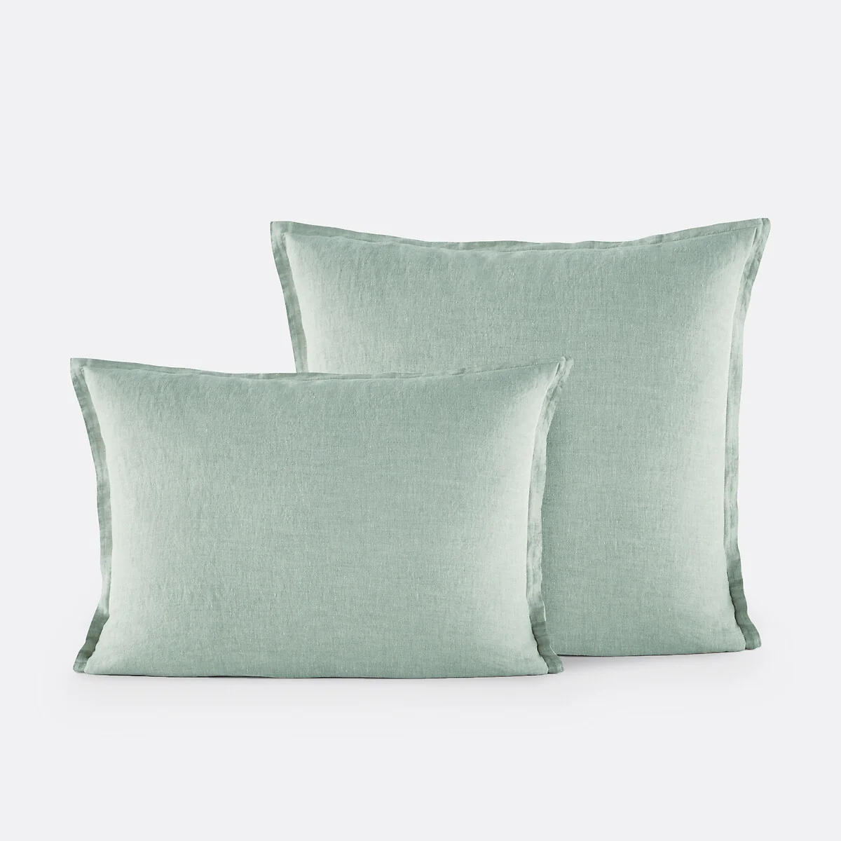 Linot Plain 100% Washed Linen Pillowcase – image 2
