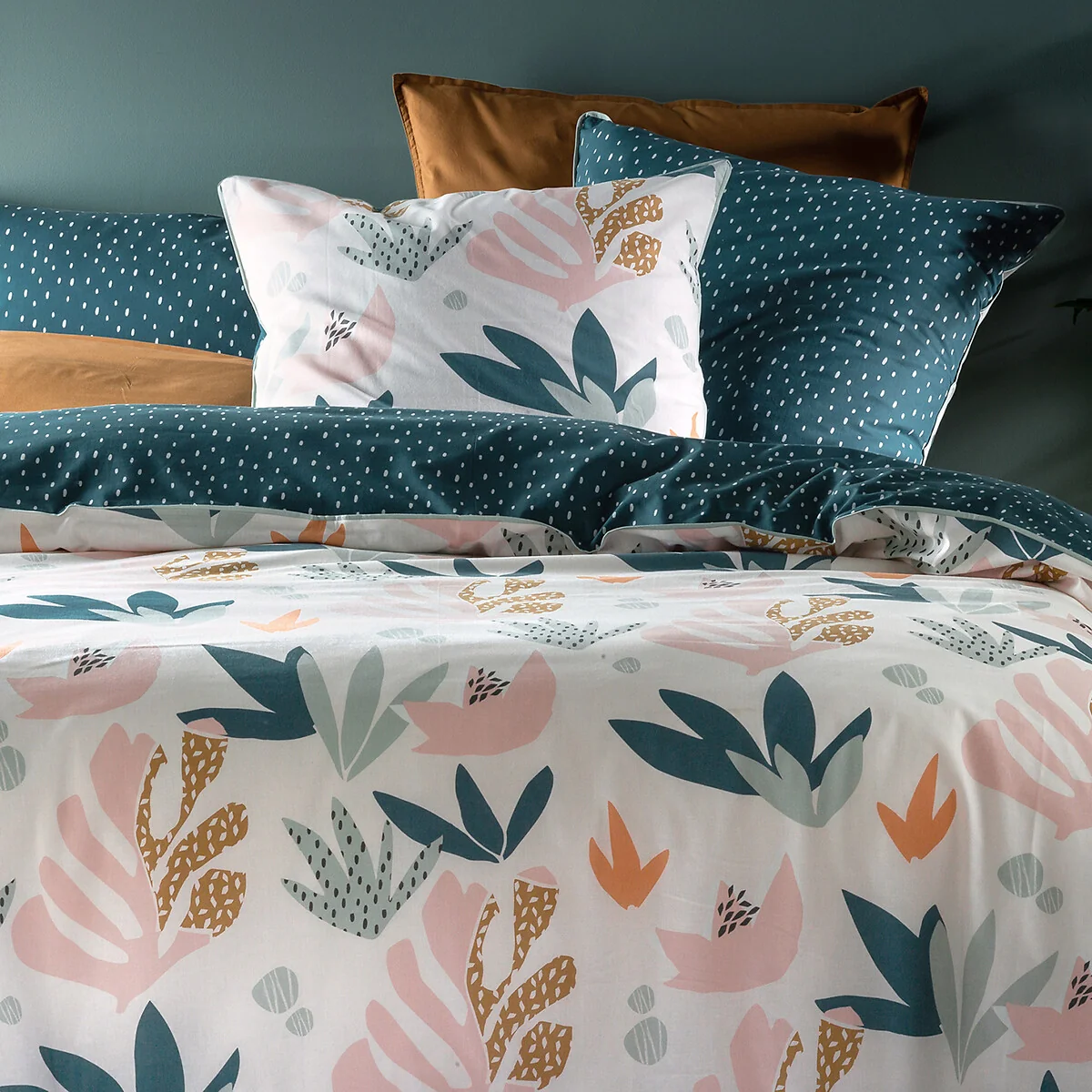 Maranhao Floral 100% Cotton Pillowcase – image 3