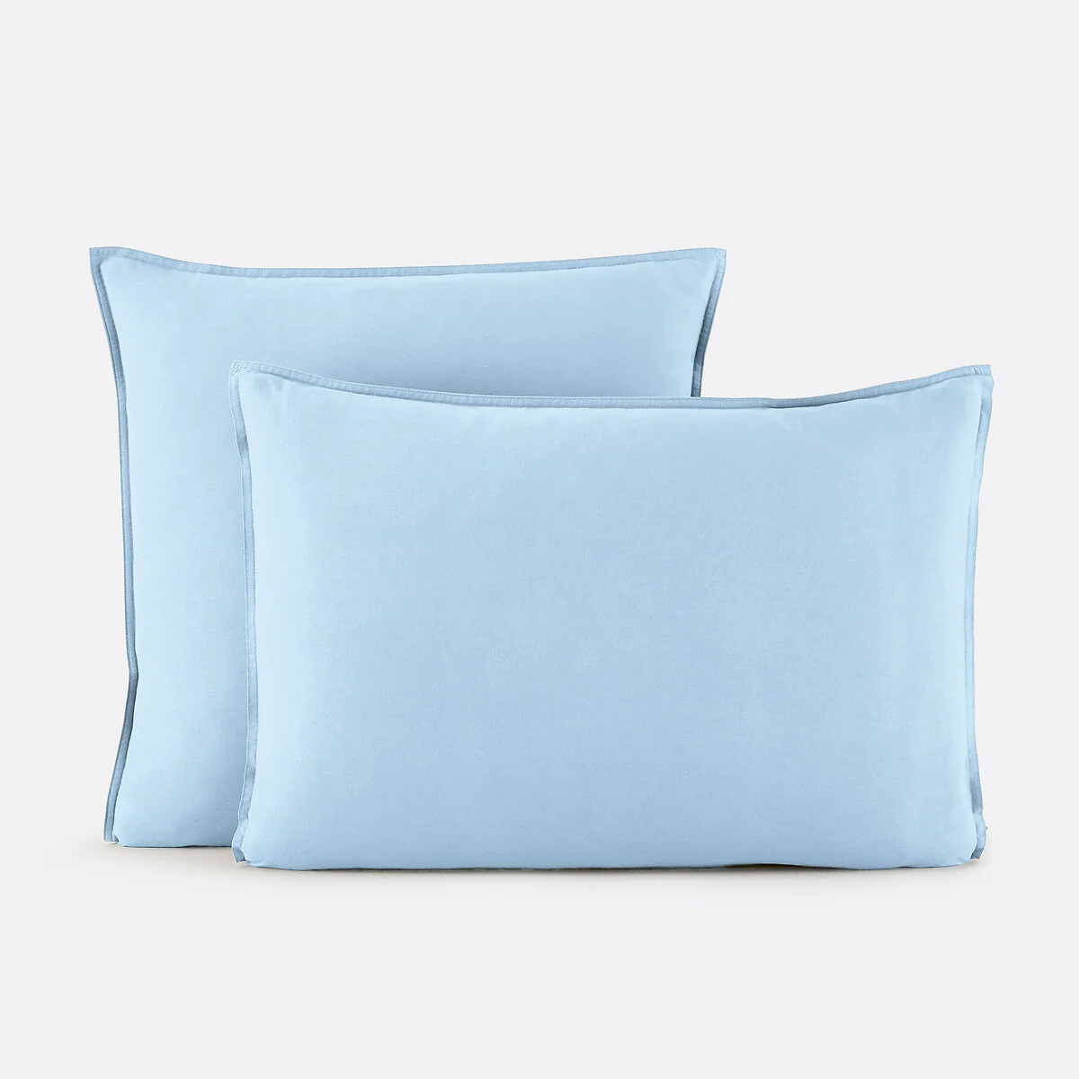 Scenario Plain 100% Washed Cotton Pillowcase – image 2
