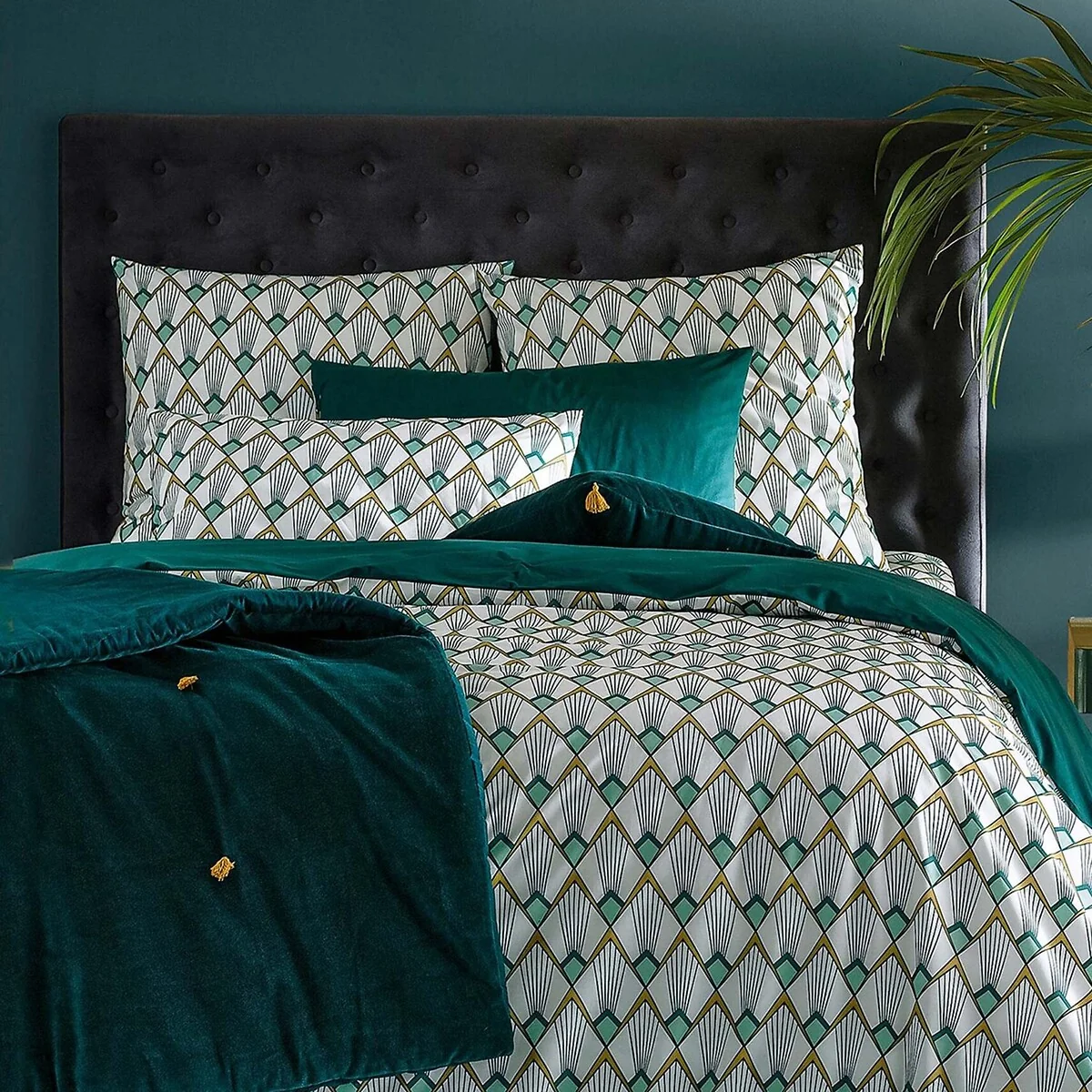 Elisa Art Deco 100% Cotton Percale Pillowcase – image 5