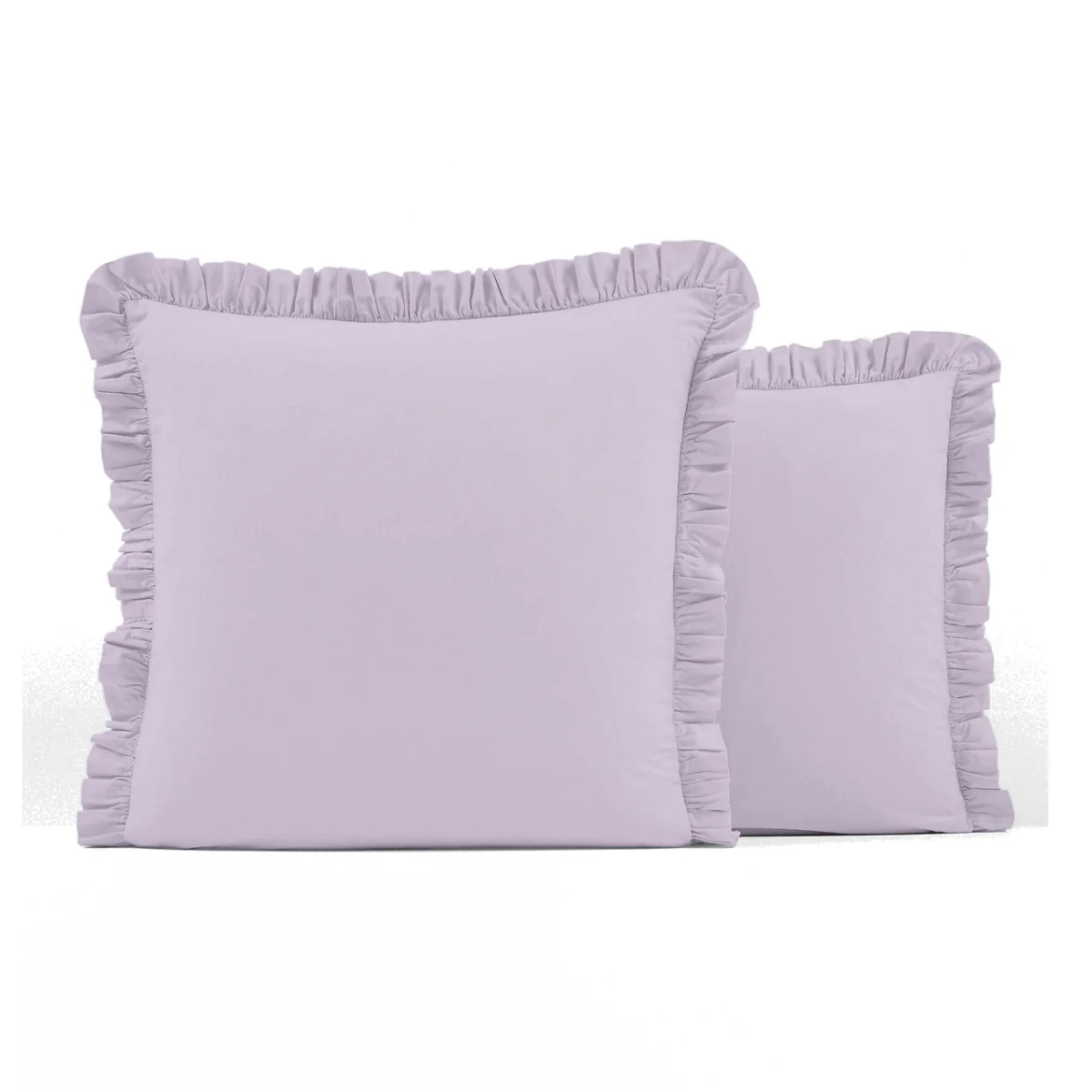 Ruffle 100% Washed Cotton Pillowcase – image 1