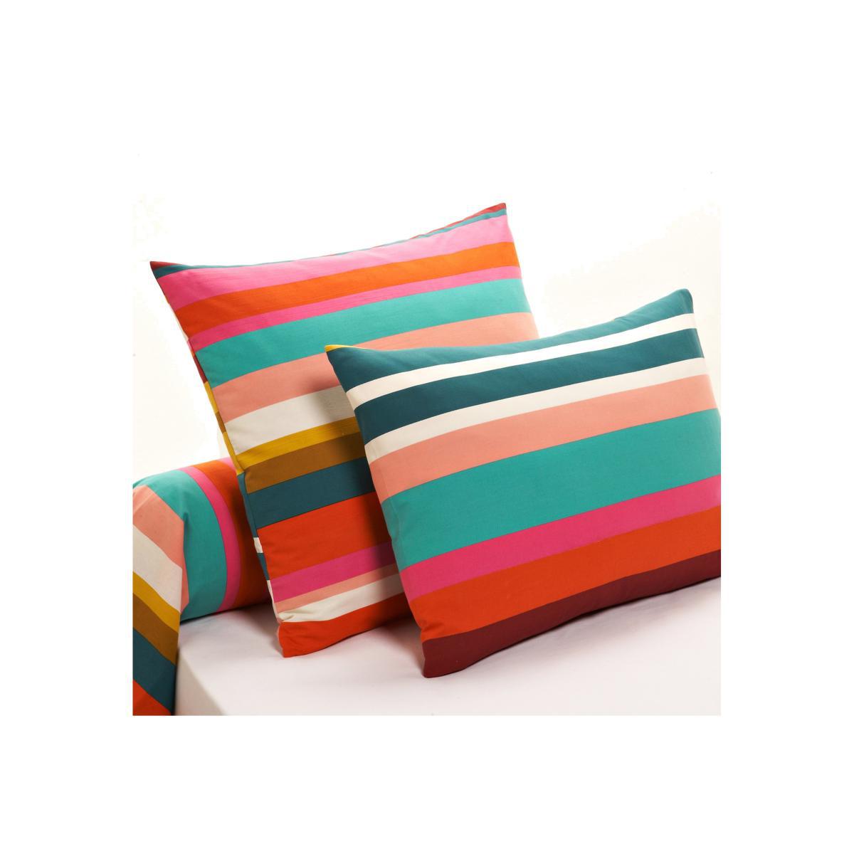 Paraiso Striped Cotton Pillowcase – image 1