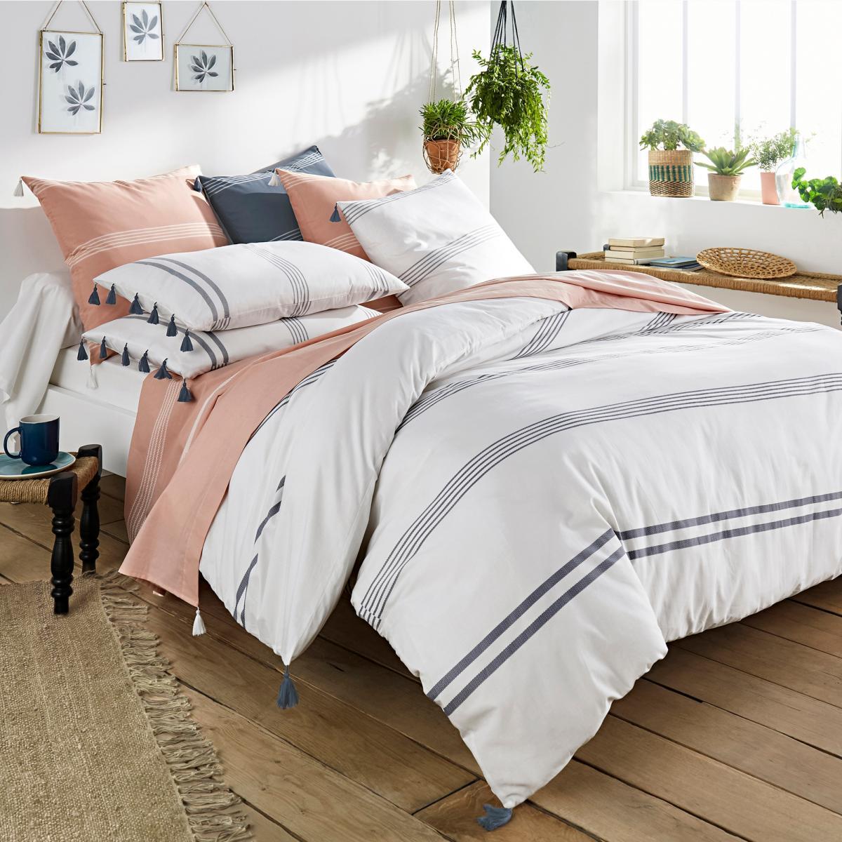 Riad Striped Cotton Pillowcase – image 4