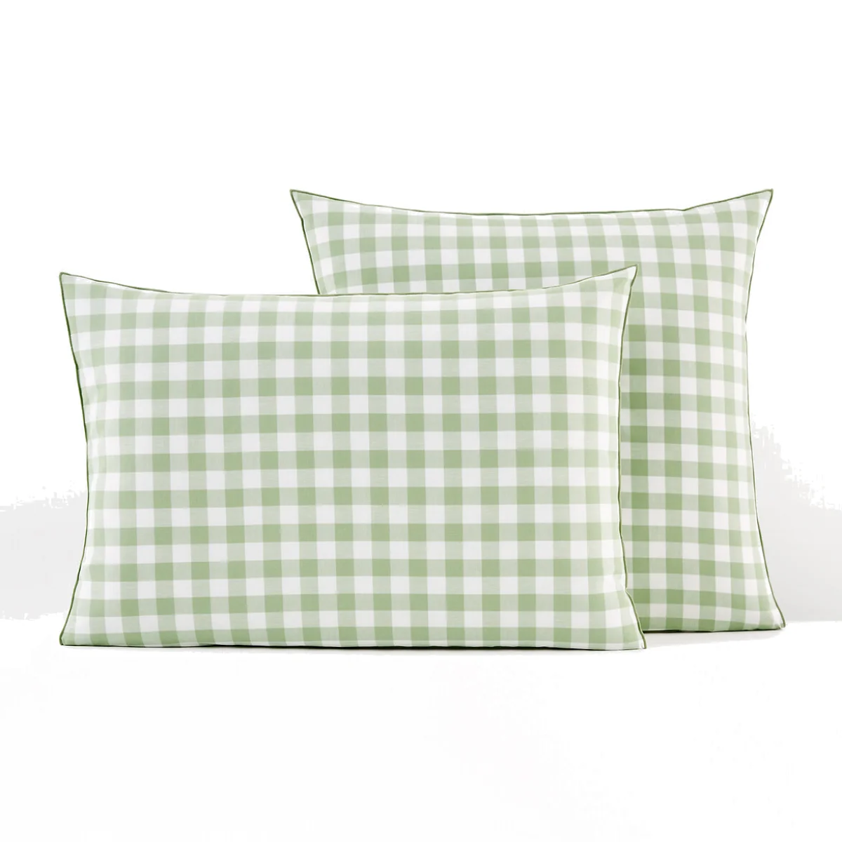 Veldi Green Cotton Pillowcase – image 1
