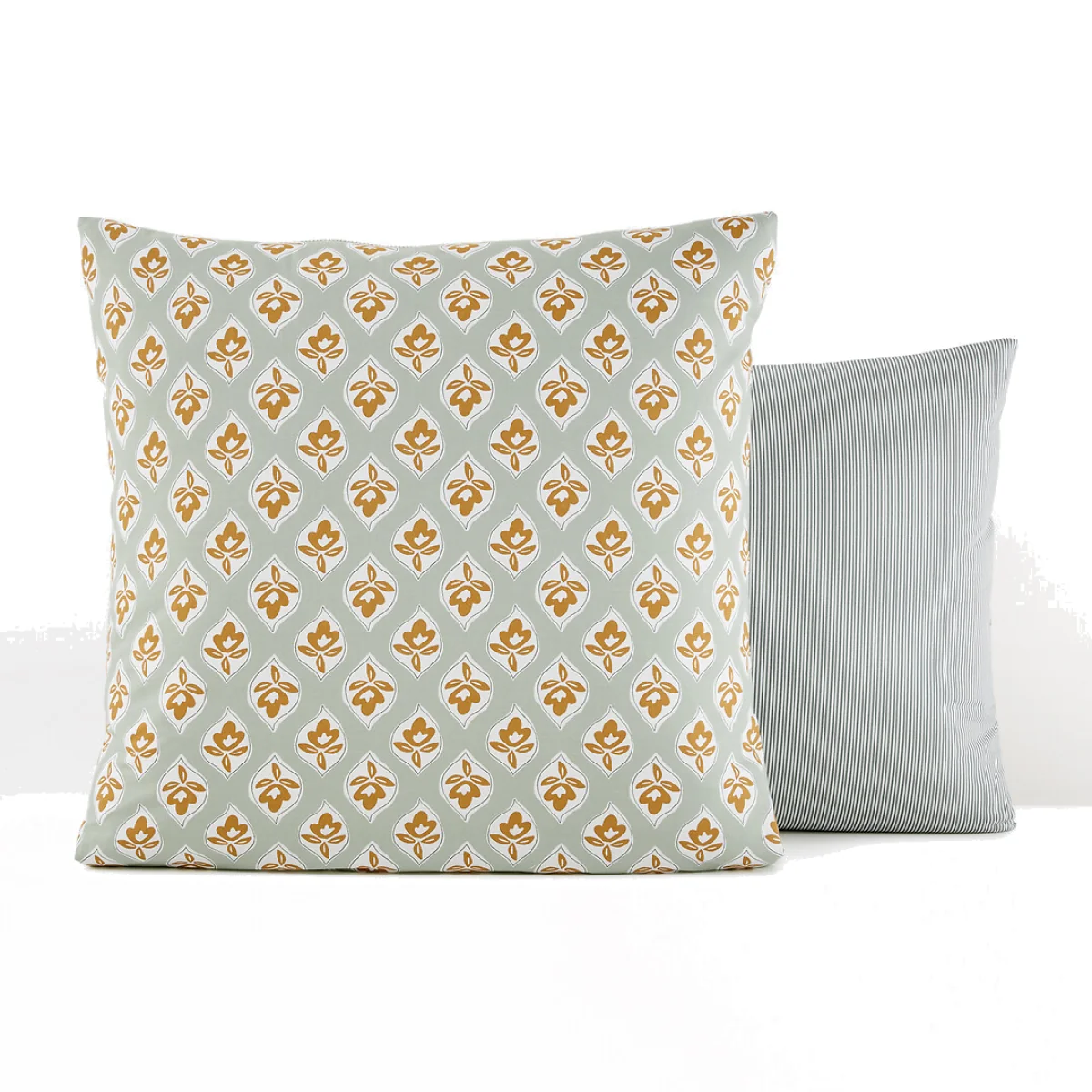 Cilou Palmette 100% Cotton Percale 200 Thread Count Pillowcase – image 1