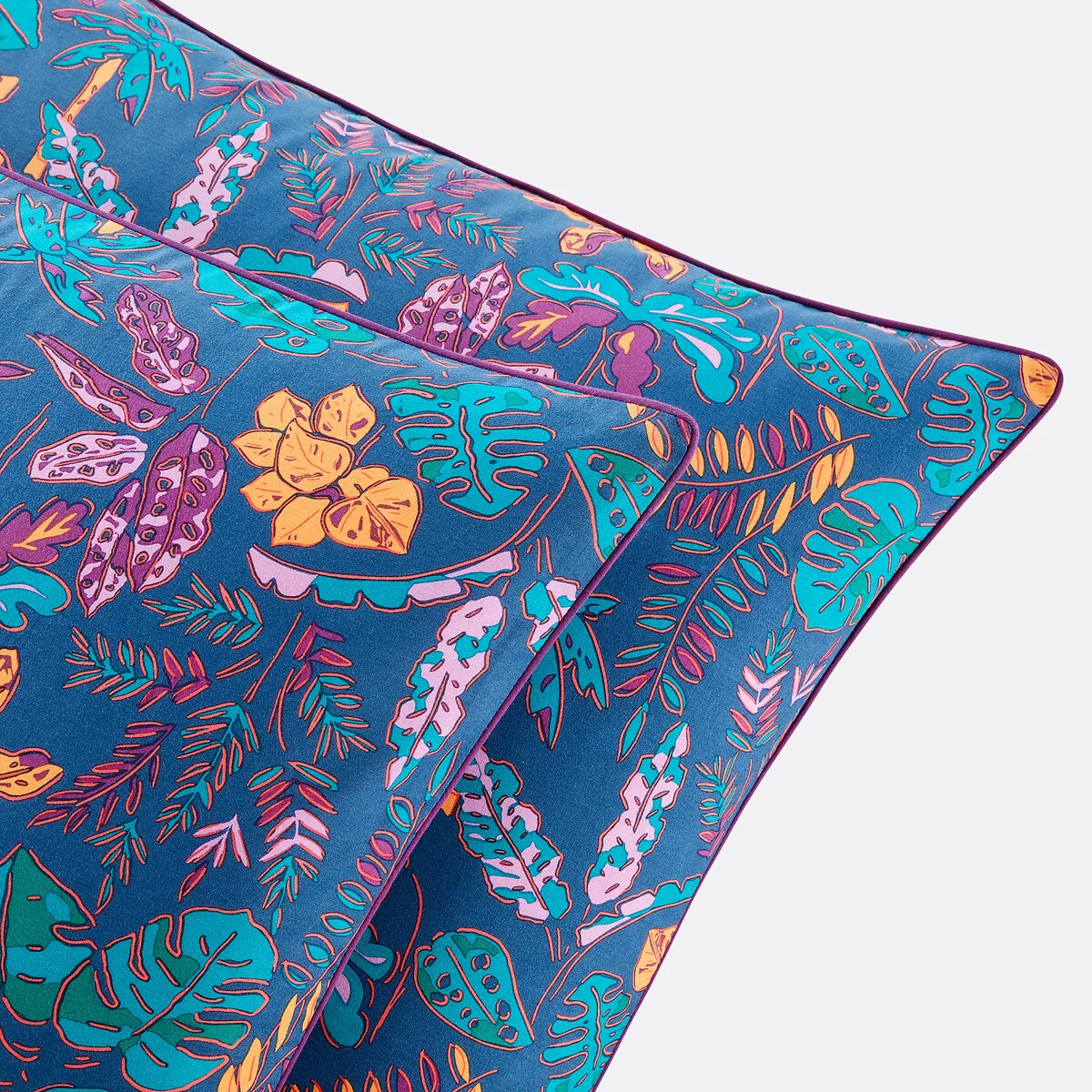 Foliaro Tropical 100% Cotton Pillowcase – image 4