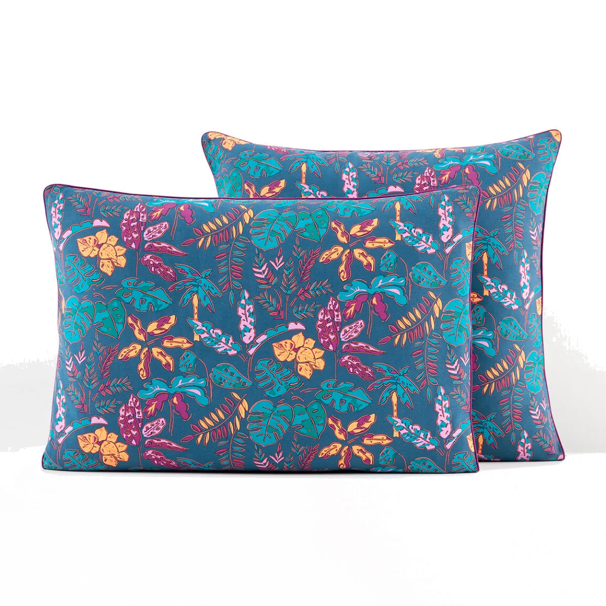 Foliaro Tropical 100% Cotton Pillowcase – image 1