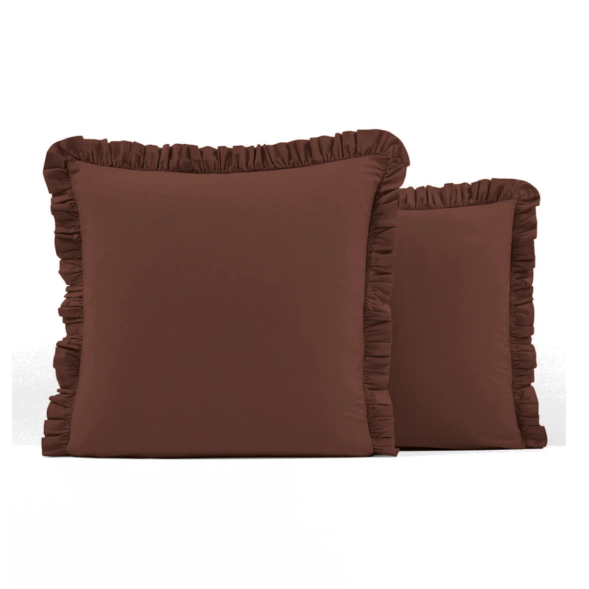 Ruffle 100% Washed Cotton Pillowcase – image 1
