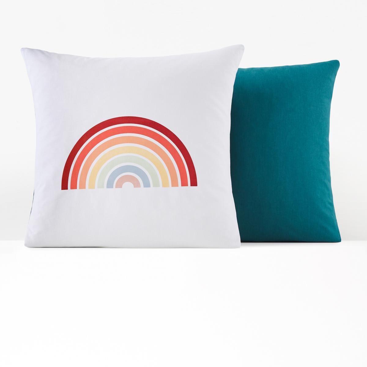 Alvara Pillowcase in Rainbow Print Cotton – image 2