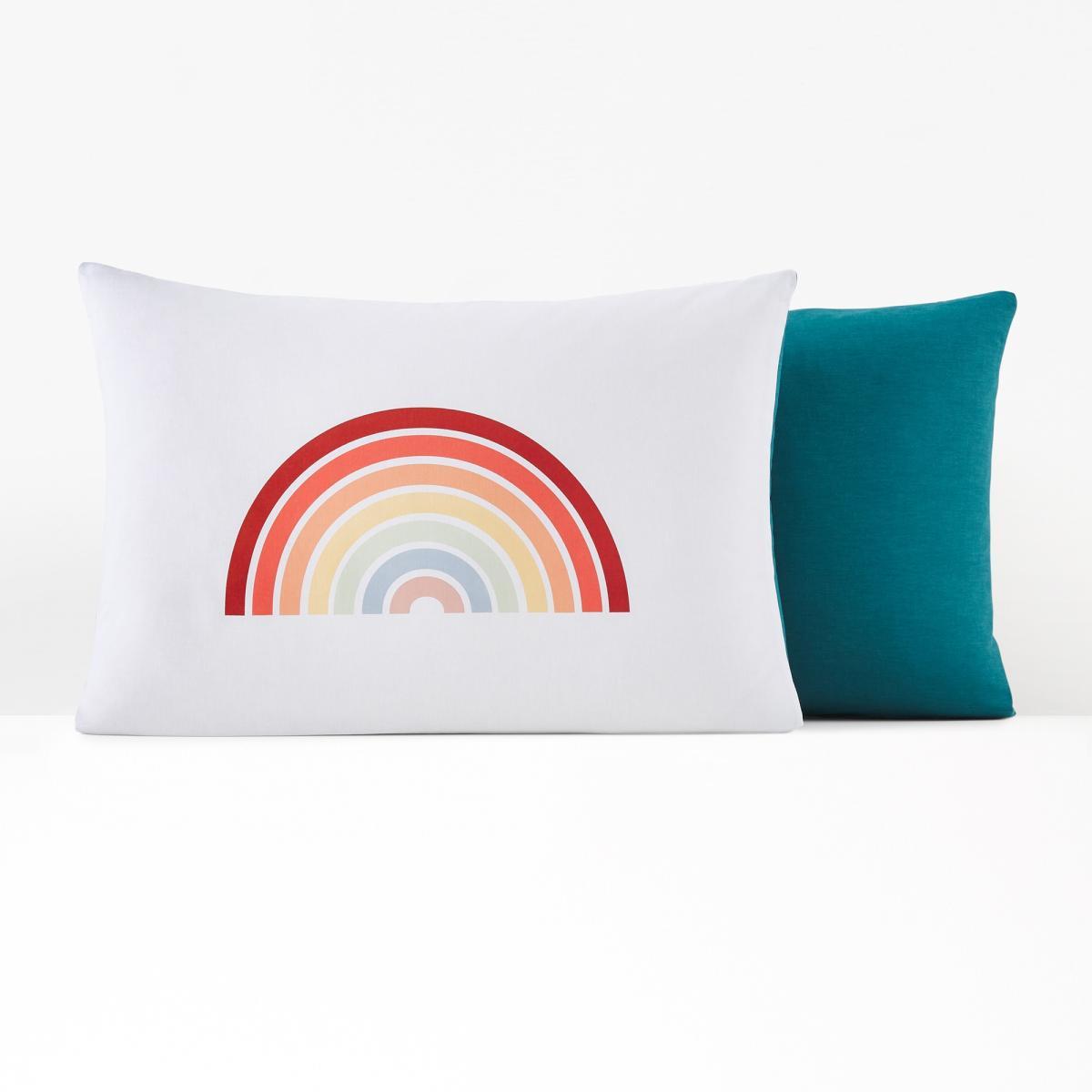 Alvara Pillowcase in Rainbow Print Cotton – image 3