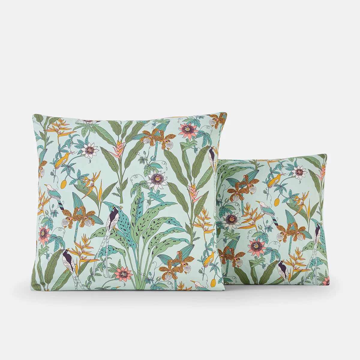 Eden Flower Exotic Floral 100% Cotton Percale 200 Thread Count Pillowcase – image 2