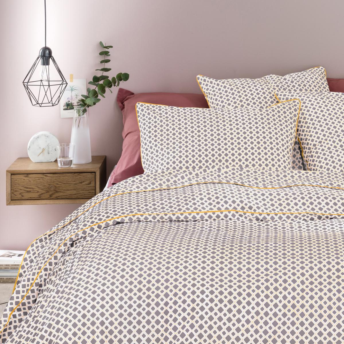 MASHITA Graphic-Print Cotton Pillowcase – image 4