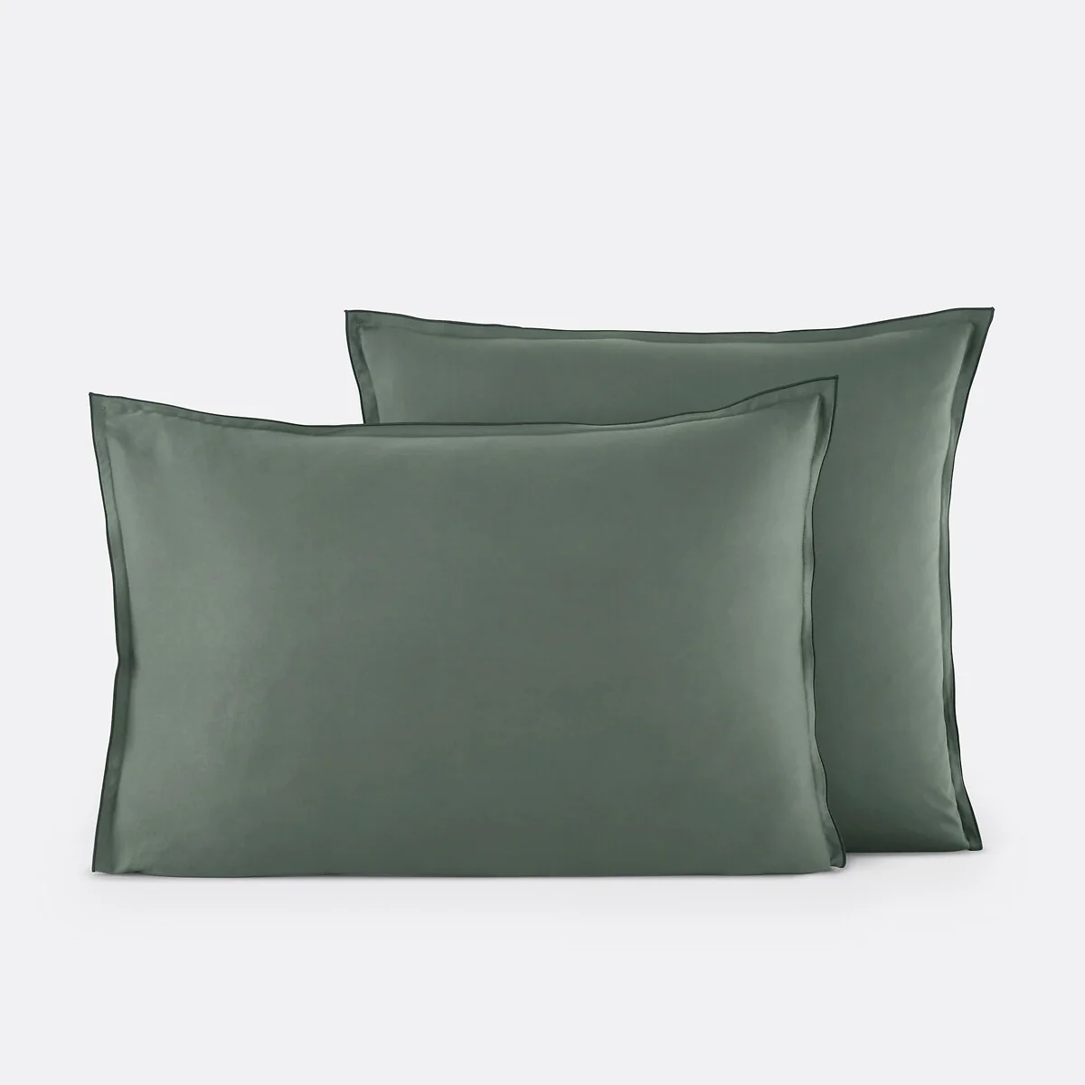 Victor Plain 100% Washed Cotton Satin 300 Thread Count Pillowcase – image 2