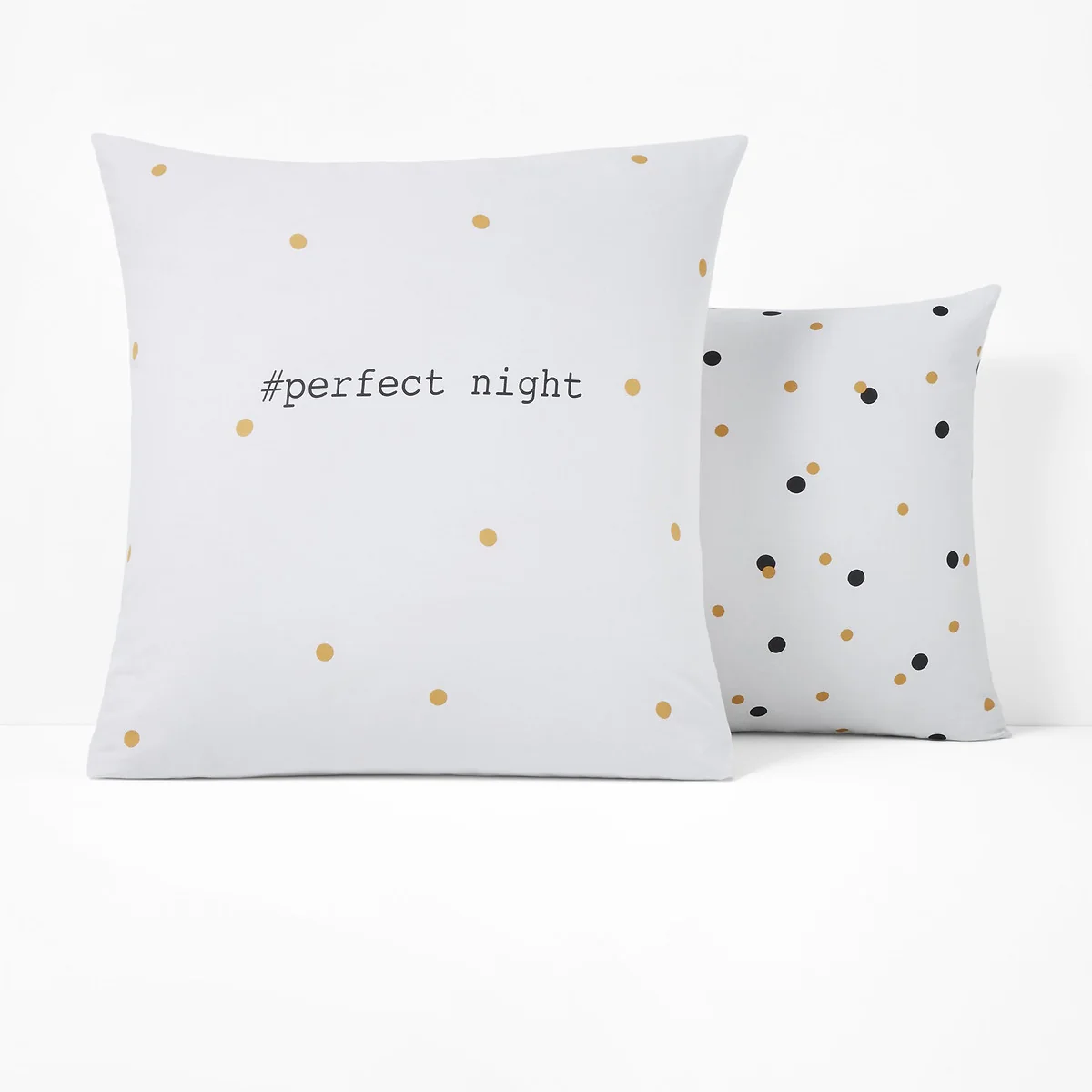 Perfect Night Spotted 100% Cotton Pillowcase – image 2