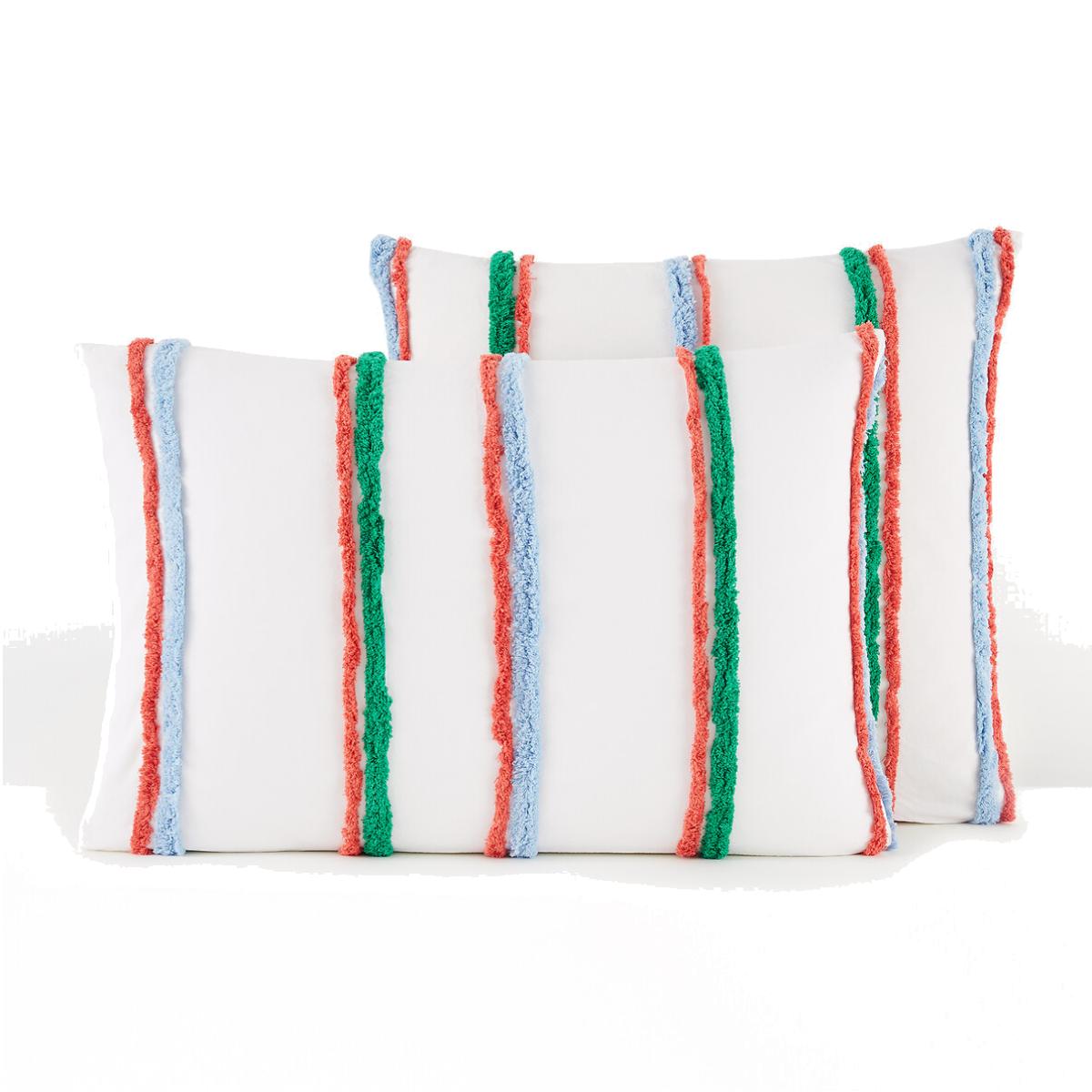 Neil Striped 100% Tufted Cotton Pillowcase – image 1