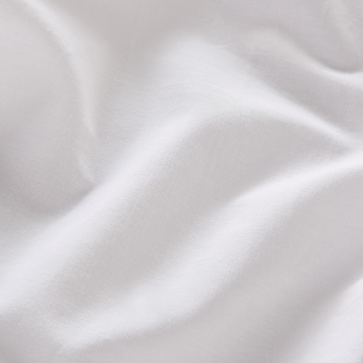 Scenario Plain Cotton Pillowcase with Tie Fastening – image 5