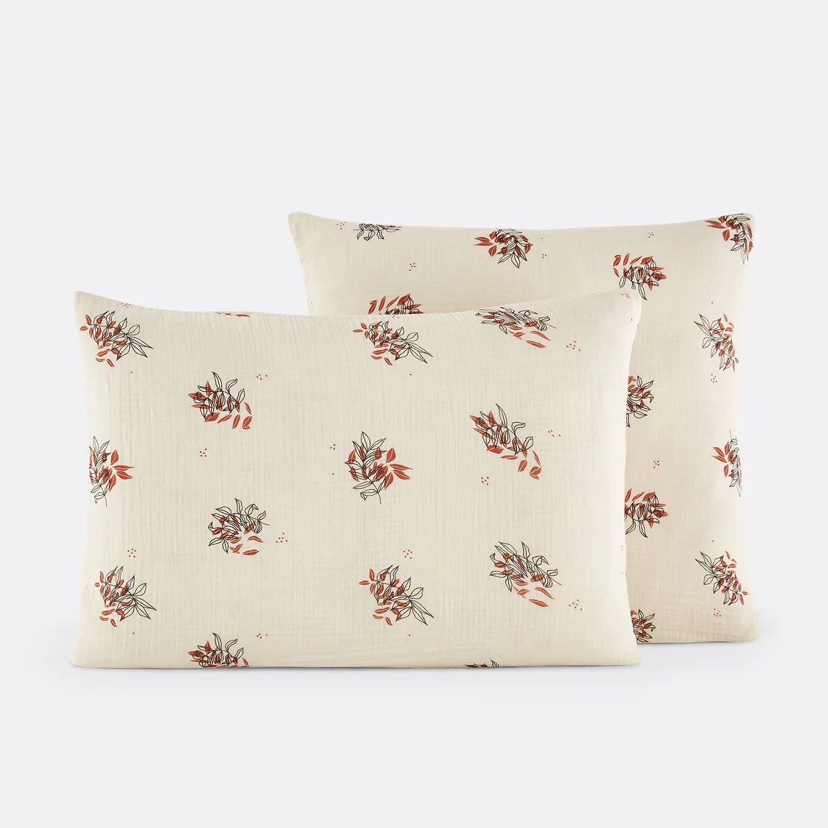Monceaux Floral 100% Cotton Muslin Pillowcase – image 2