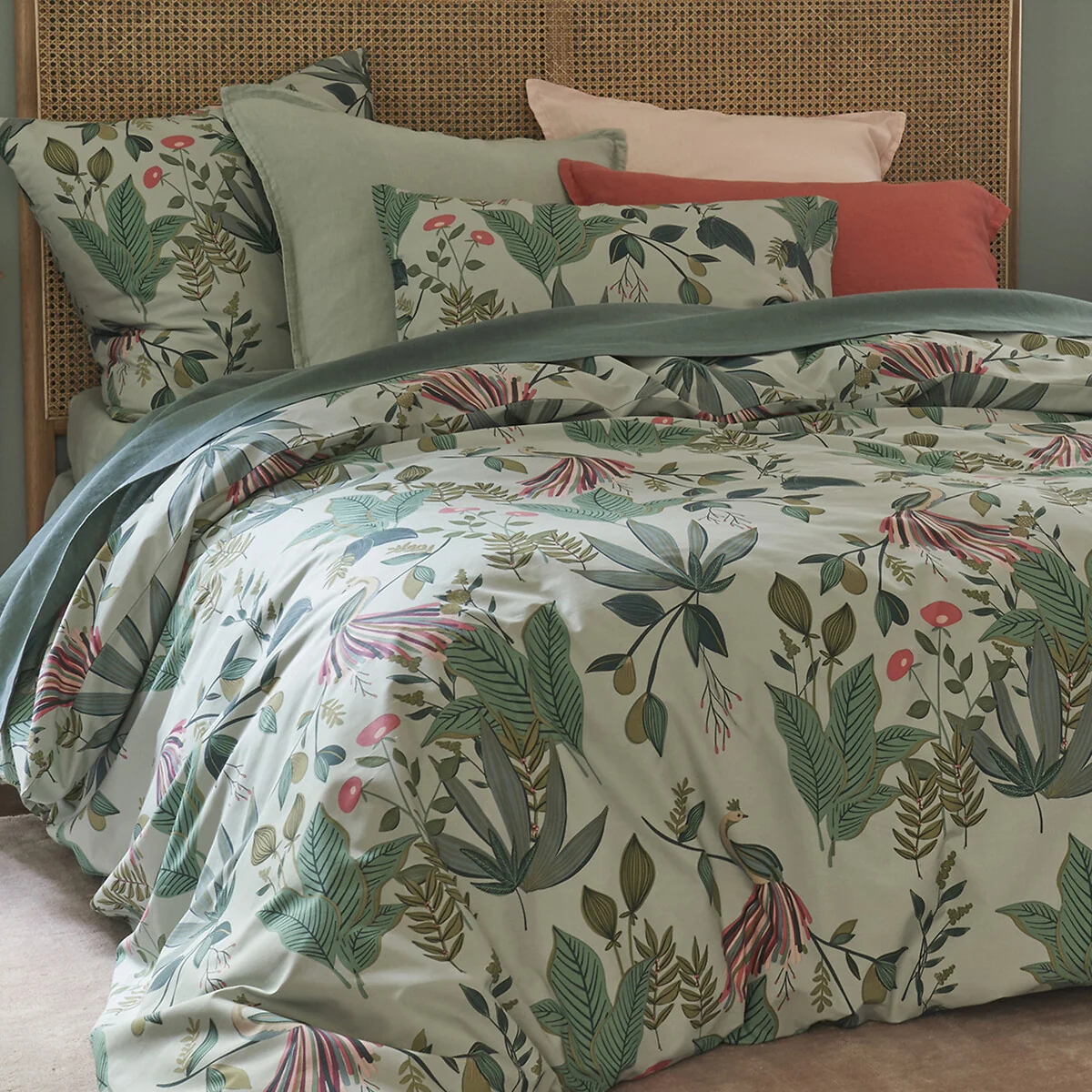 Somerset Floral 100% Cotton Percale 200 Thread Count Pillowcase – image 3