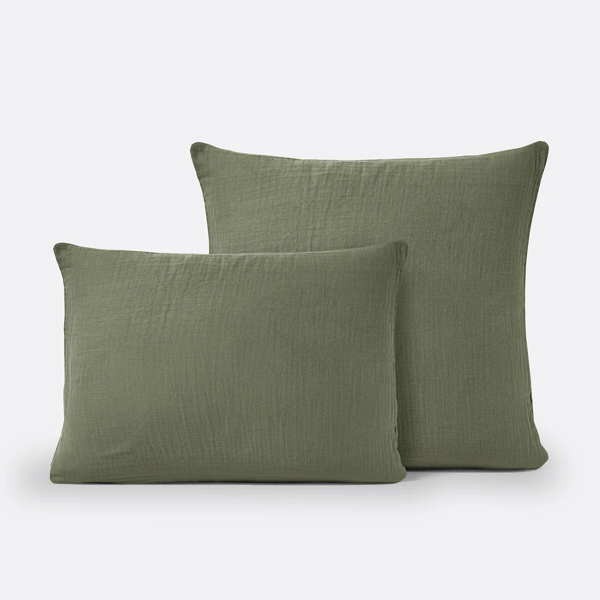 Kumla Plain 100% Cotton Muslin Pillowcase – image 2
