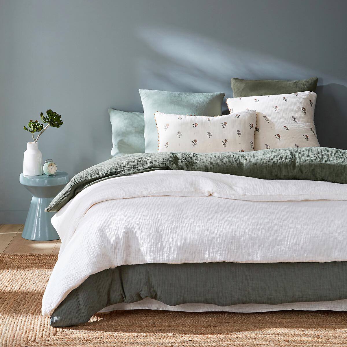 Kumla Plain Cotton Muslin Pillowcase – image 6