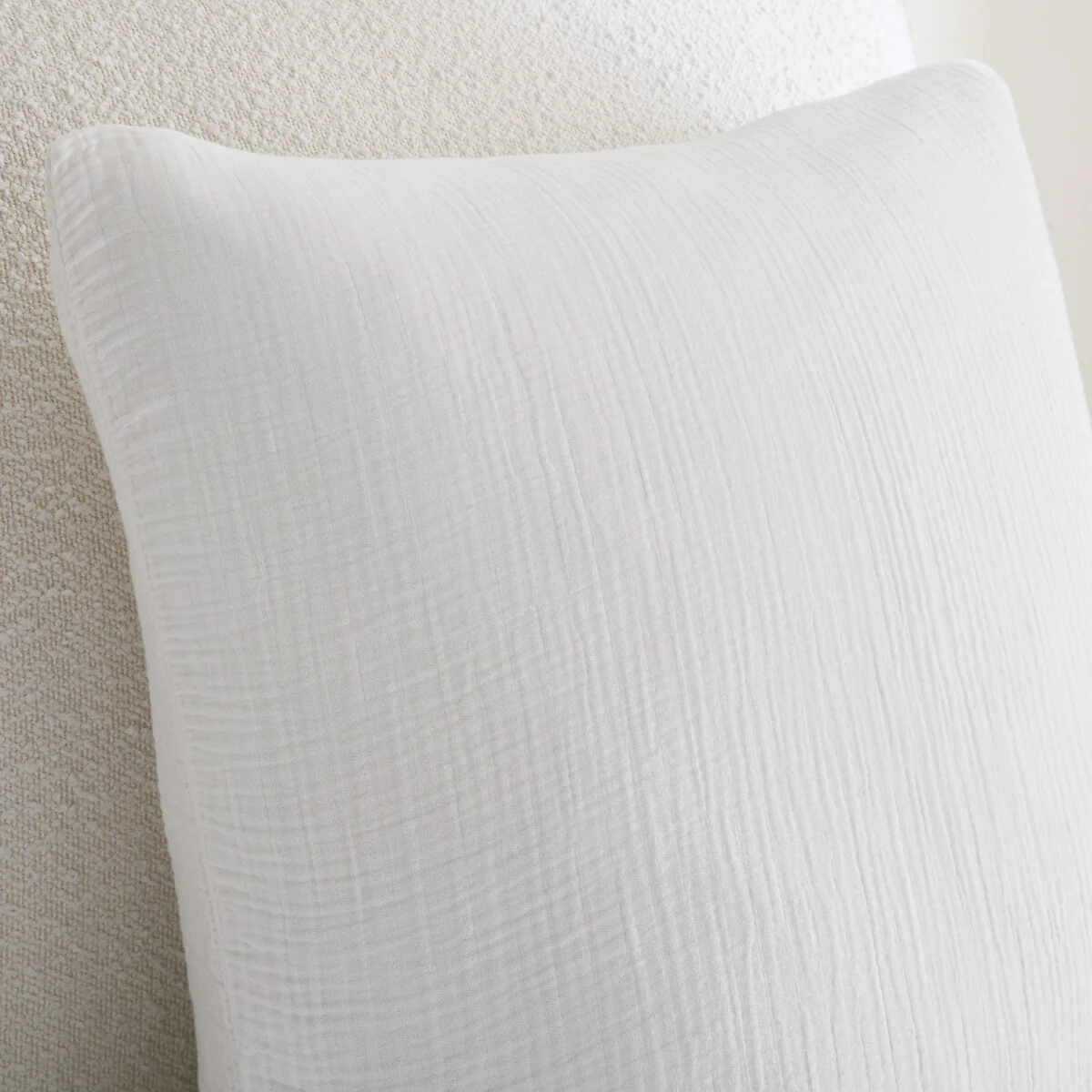 Yafa 100% Organic Cotton Muslin 200 Thread Count Pillowcase – image 3