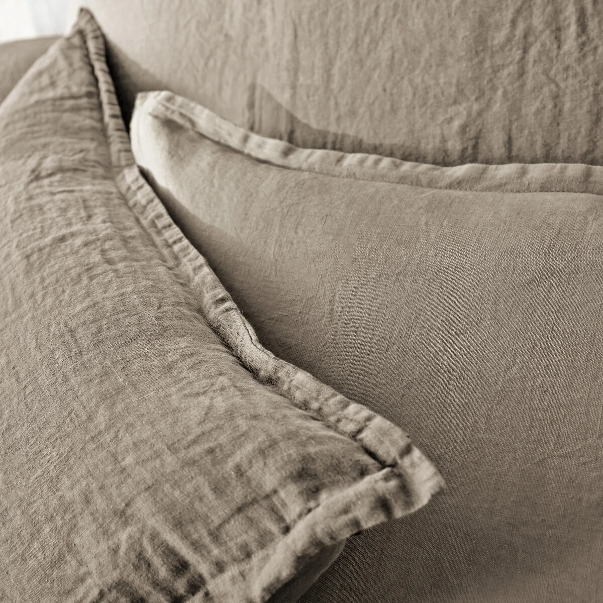 Linot Plain 100% Washed Linen Pillowcase – image 5