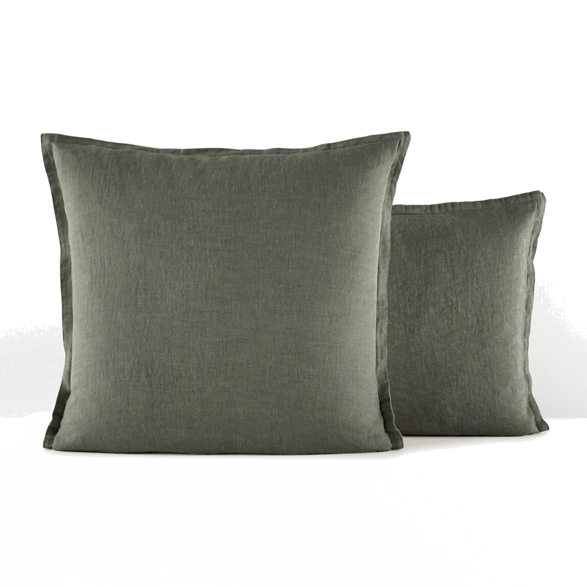 Linot Ruffle 100% Washed Linen Pillowcase – image 1