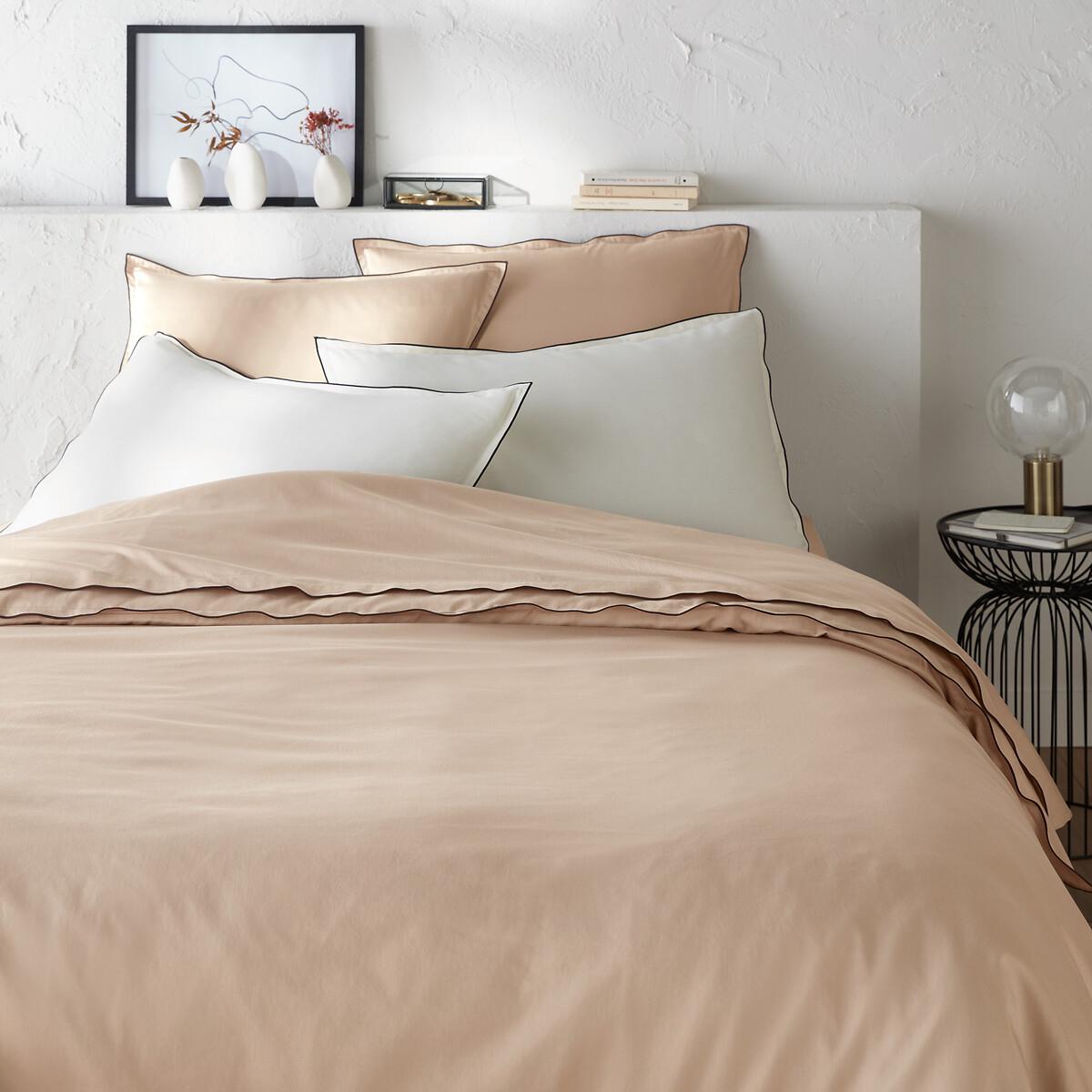 Victor Plain Washed Cotton Satin 300 Thread Count Bolster Pillowcase – image 2