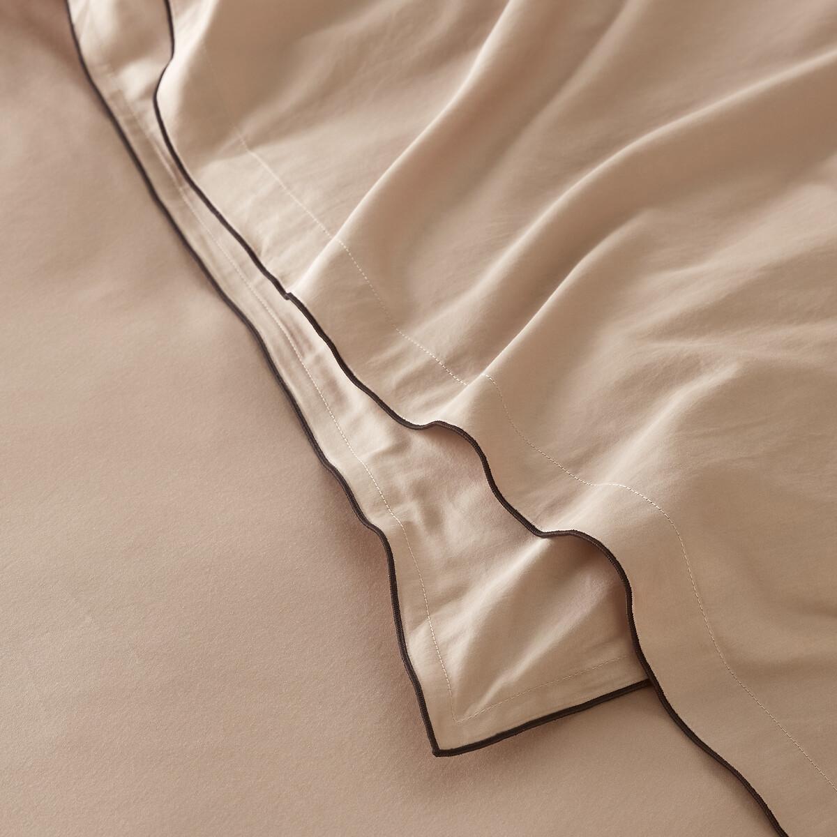 Victor Plain Washed Cotton Satin 300 Thread Count Bolster Pillowcase – image 3