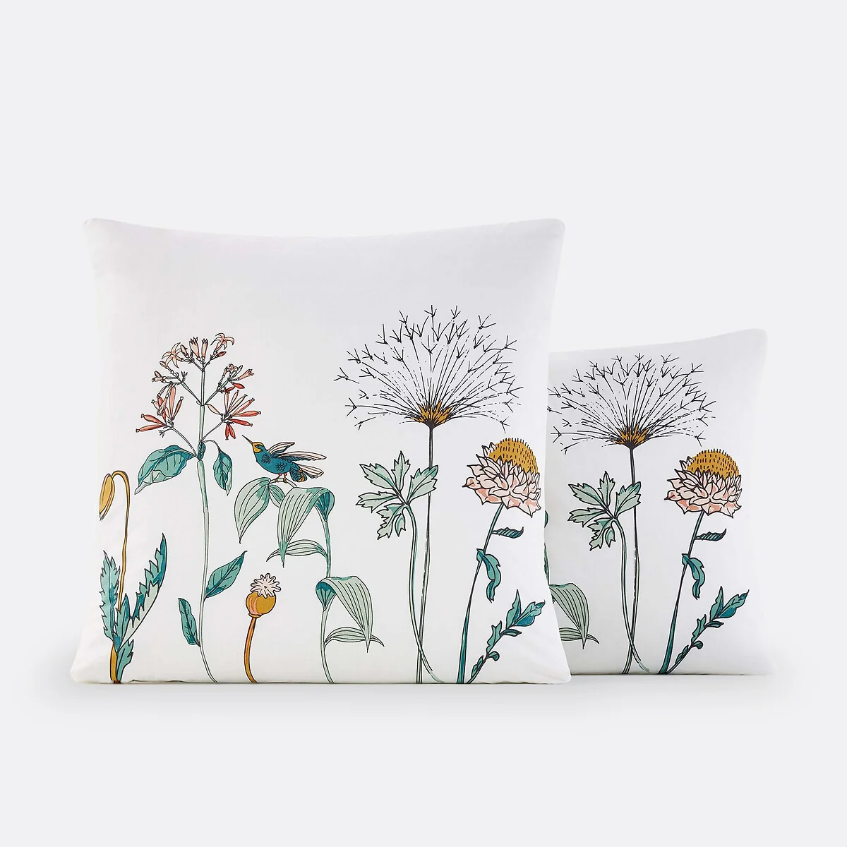 Eden Garden Flroal 100% Cotton Percale 200 Thread Count Pillowcase – image 2
