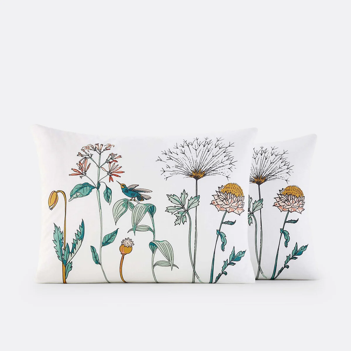 Eden Garden Flroal 100% Cotton Percale 200 Thread Count Pillowcase – image 5