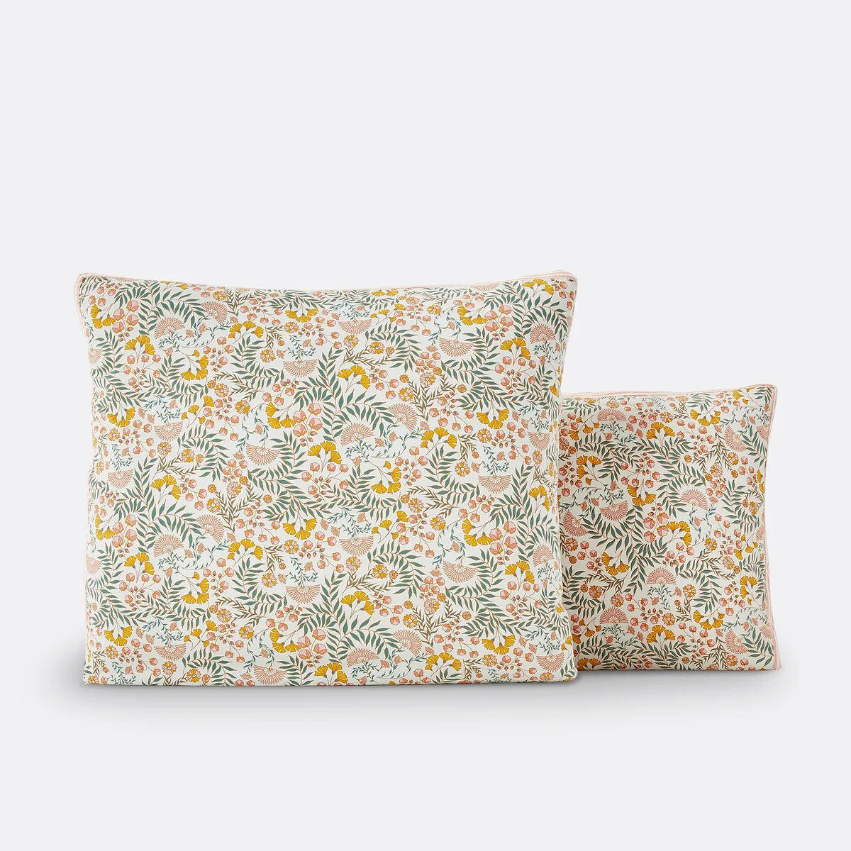 Majari Floral Washed Cotton Pillowcase – image 2