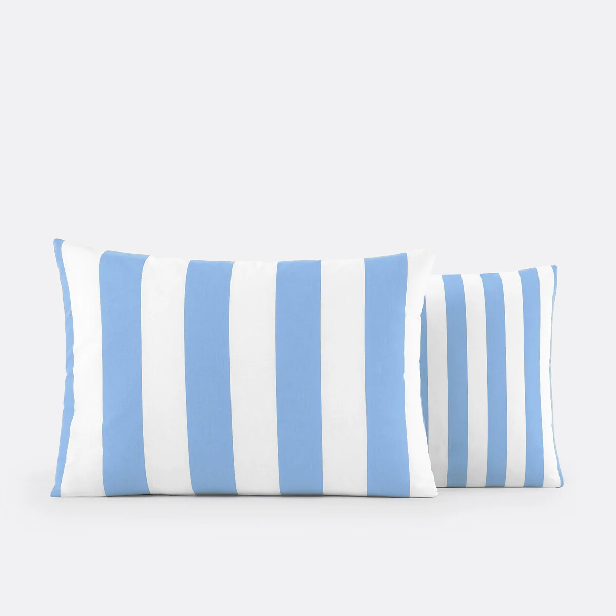 Hendaye Blue Striped 100% Cotton Pillowcase – image 5