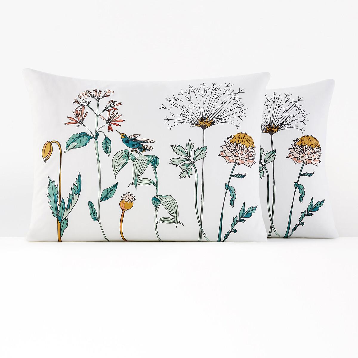 Eden Garden Flroal 100% Cotton Percale 200 Thread Count Pillowcase – image 3