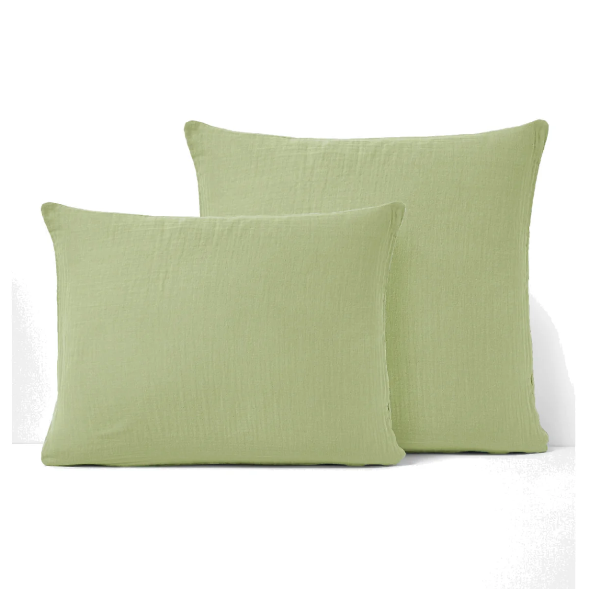 Kumla Plain 100% Cotton Muslin Pillowcase – image 1