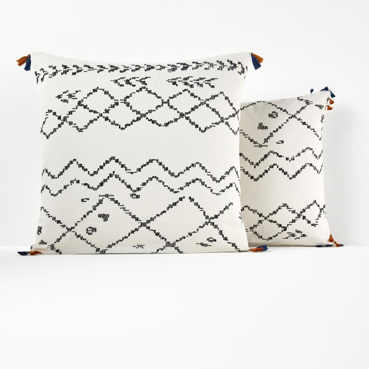 AFAW Berber Print Cotton Tassel Pillowcase – image 2