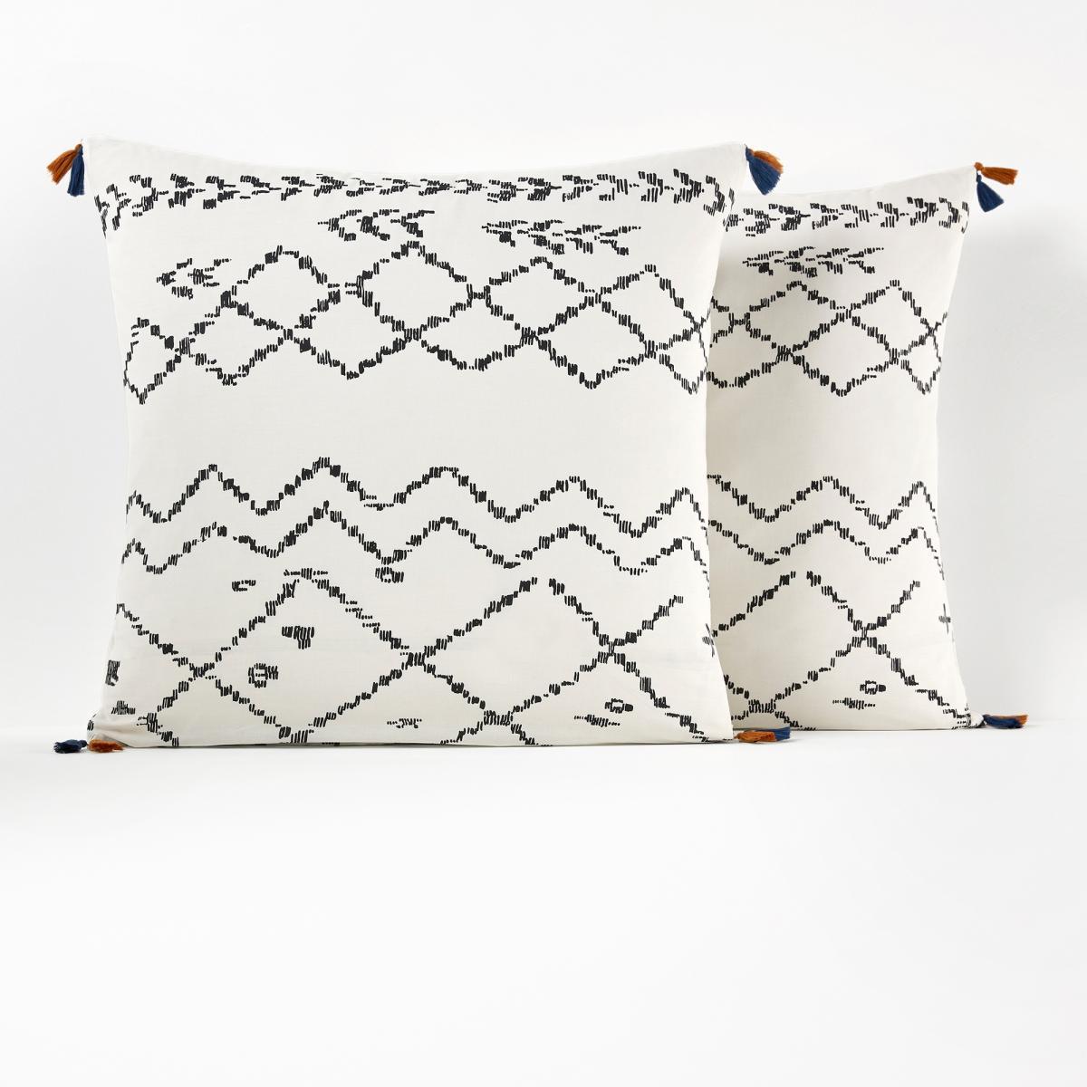 AFAW Berber Print Cotton Tassel Pillowcase – image 3