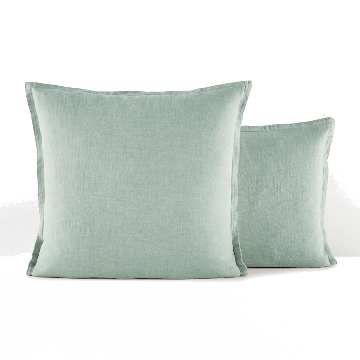 Linot Ruffle 100% Washed Linen Pillowcase – image 1