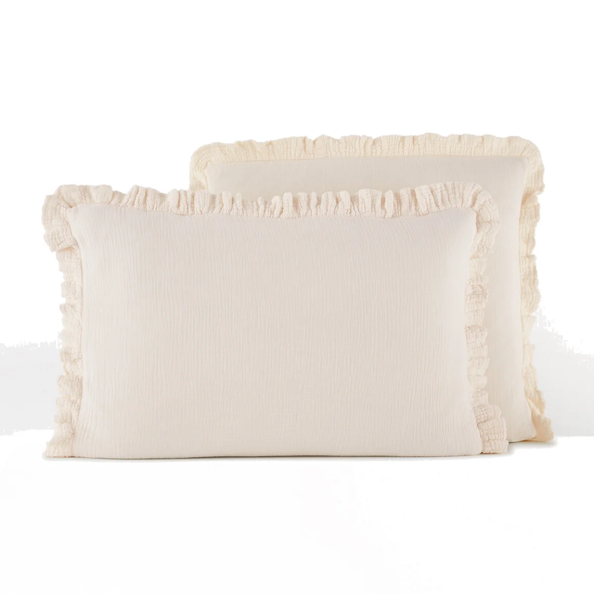 Kumla Plain 100% Cotton Muslin Pillowcase – image 1